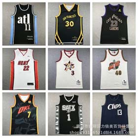 NBA 24 25 Spurs loose embroidered vest jersey for men and women-1929