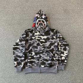 BAPE Unisex embroidered shark head couple jacket（15 styles)-2168