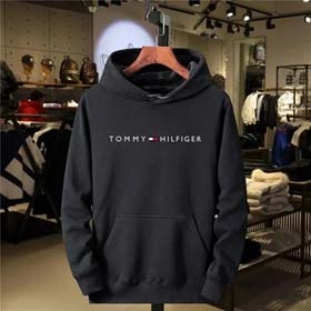 TOMMY Hilfiger New men's and women's trendy printed fleece casual sports sweatshirt (26 styles)-2523